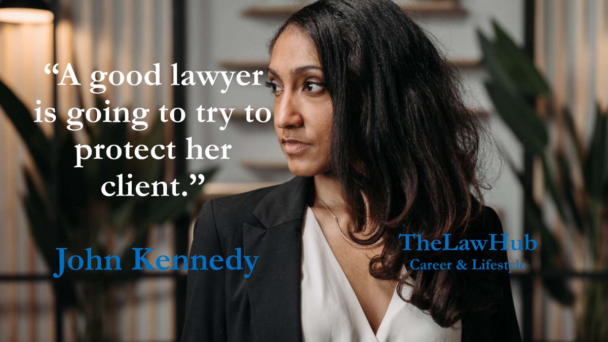 A good lawyer would try to protect his/her client... #law #thelawhub #lawquotes #legalcareer #worklifebalance #legalprofessionals #lifestyle