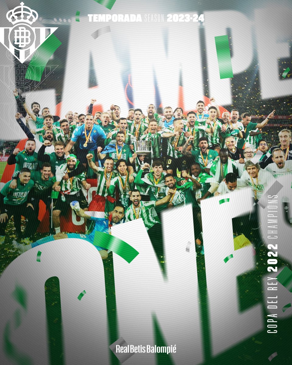 23 de abril de 2022 🔙🏆 Una fecha para la historia marcada en los corazones de todos los béticos 🗓️💚 𝑺𝒊 𝒎𝒆 𝒅𝒂𝒔 𝒂 𝒆𝒍𝒆𝒈𝒊𝒓...