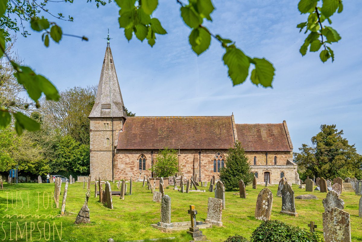 Happy Saint George's Day! 📷 St. George's Church in Orleton, Herefordshire - ©️ Just Jon Simpson #visitherefordshire #herefordshirecountybid #SaintGeorgesDay #StGeorgesDay #patronsaintofengland