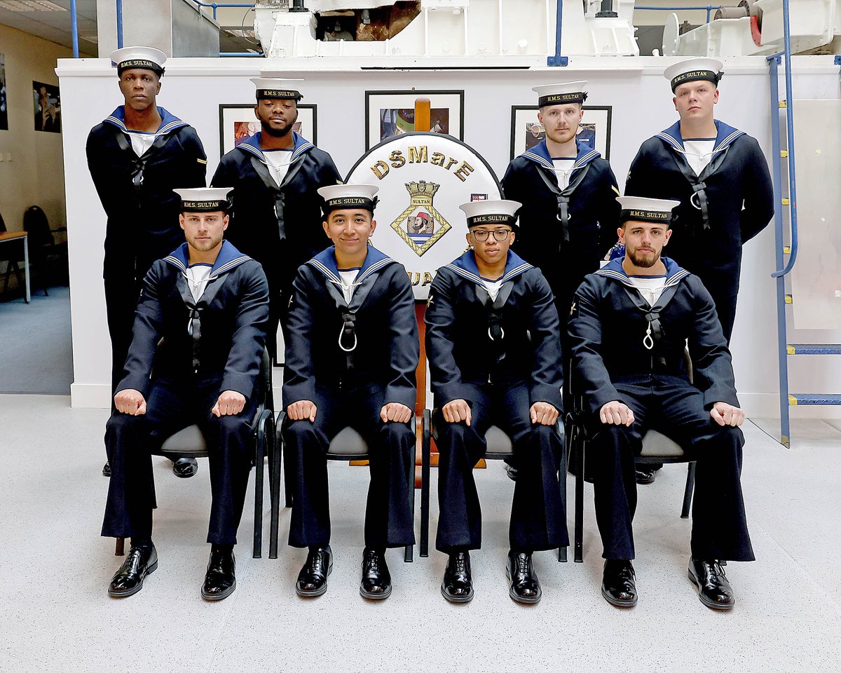 Congratulations Class ME150/23/07 on completing the Engineering Technician Initial Career Course @HMSSultan. They're now equipped to join their first Marine Engineering departments at sea, supporting @RoyalNavy ships on operations around the world. #awesoME #Apprentices ⚓️🛠️