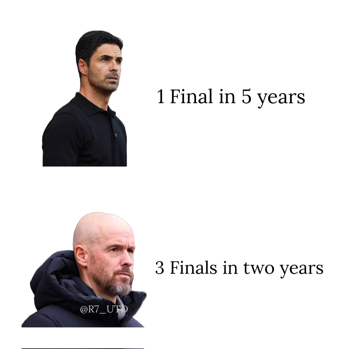 What does Arteta really have over Ten hag?