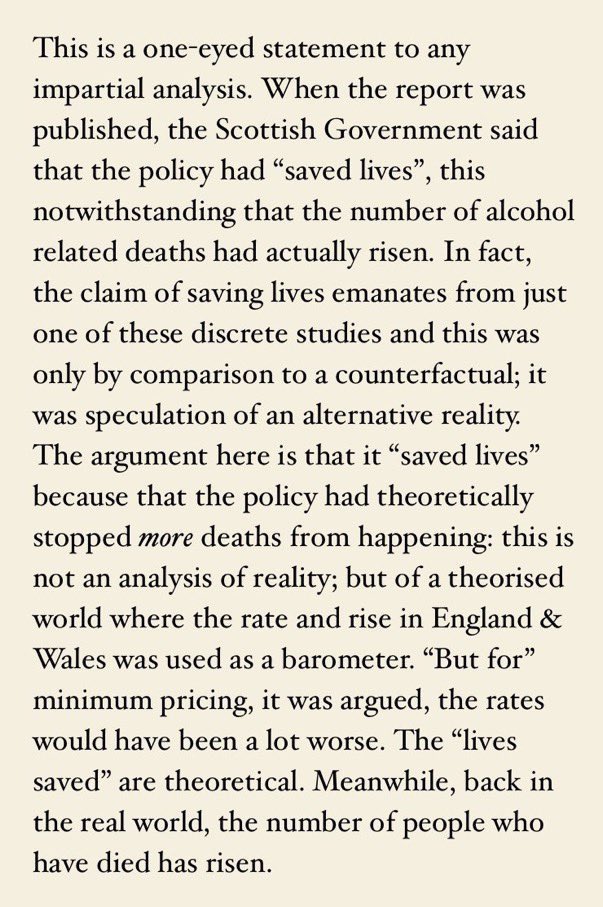“The Minimum Pricing Multiverse: Why Facts Matter” @LicensingLaws 

#MupSavesLives?? “Lives saved are theoretical. Meanwhile, back in the real world, the number of people who have died has risen”

#Taxonthepoor #Alternatereality #BoozeAddictionQuangos #PublicSayNoToMUP #MUP