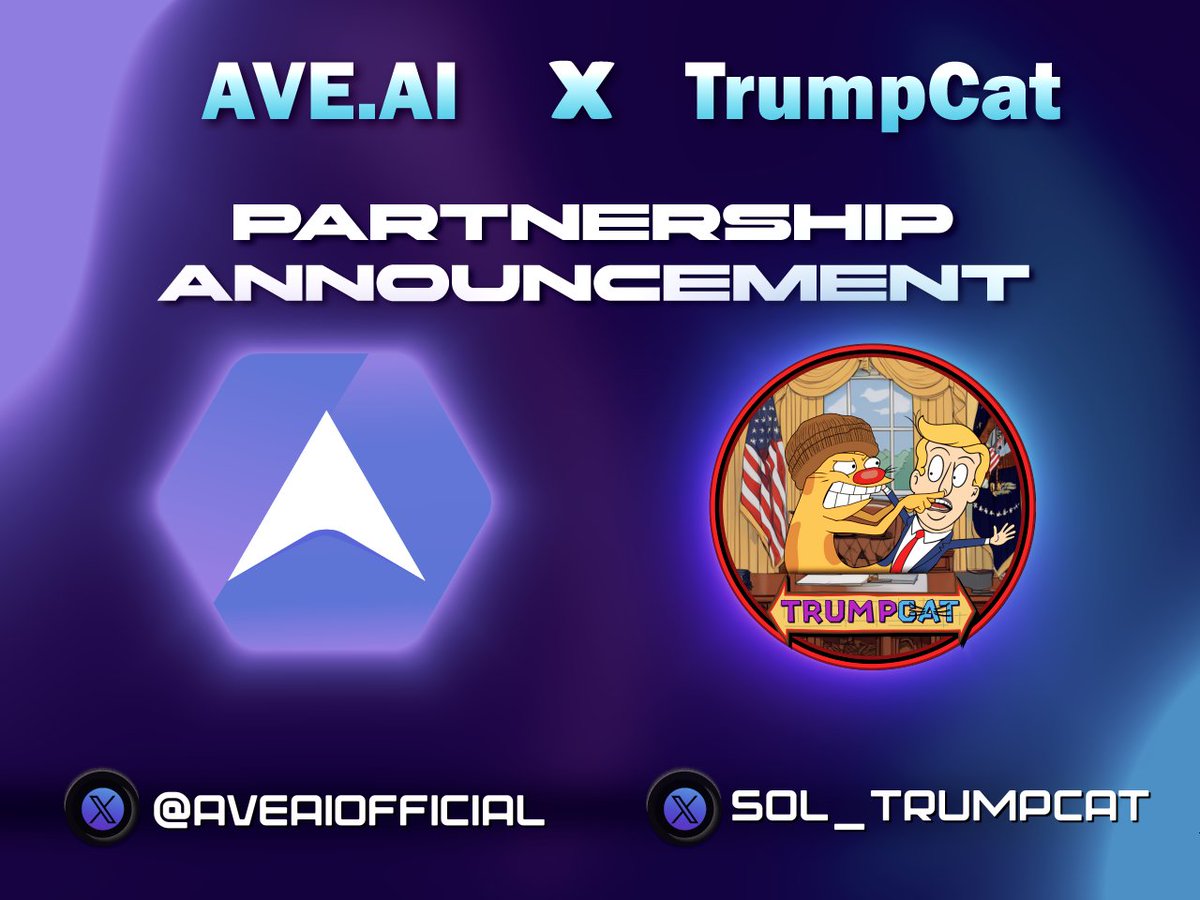 Hey based team TRUMPCAT Welcome to AVADEX and welcome you to the hot pair. INNOVATE NAVIGATE DOMINATE - TrumpCat! The new LEADER of the State 🇺🇸 Website: trumpcat.vip Tap2earn: @trumpcatbot Twitter: twitter.com/SOL_TRUMPCAT Group: @SOL_TRUMPCAT Channel: