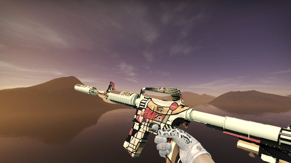 dunkeerk's tweet photo. Idk if anybody already said that, but m4a1-s Fizzy-pop has some cool patterns that were really expensive in CSGO (especially 602 which is in this 1rst screenshot) but in CS2 it looks completely different. Is it possible to reach Valve devs  to change it back? https://t.co/EgPMSTVeJd