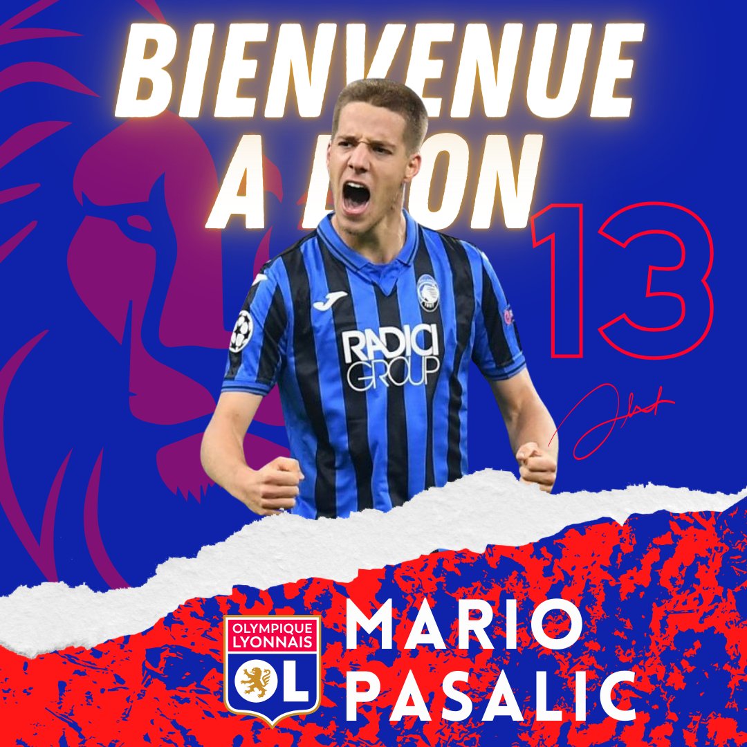 🚨 ALERTE MERCATO🚨

Mario Pasalic (28 ans) rejoint l'Olympique Lyonnais en provenance de l'Atalanta pour 4.2 M€ (4.9M€ avec bonus) !!