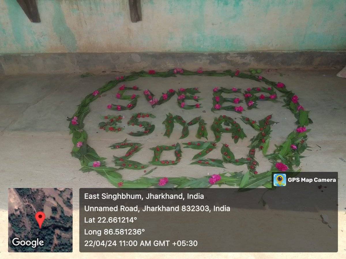 BDO_Ghatsila's tweet photo. #chunawkaparvDeshkagarv #Votekaregajamshedpur #25may2024
@DCEastSinghbhum
@prdjharkhand https://t.co/y5wqgbtt23