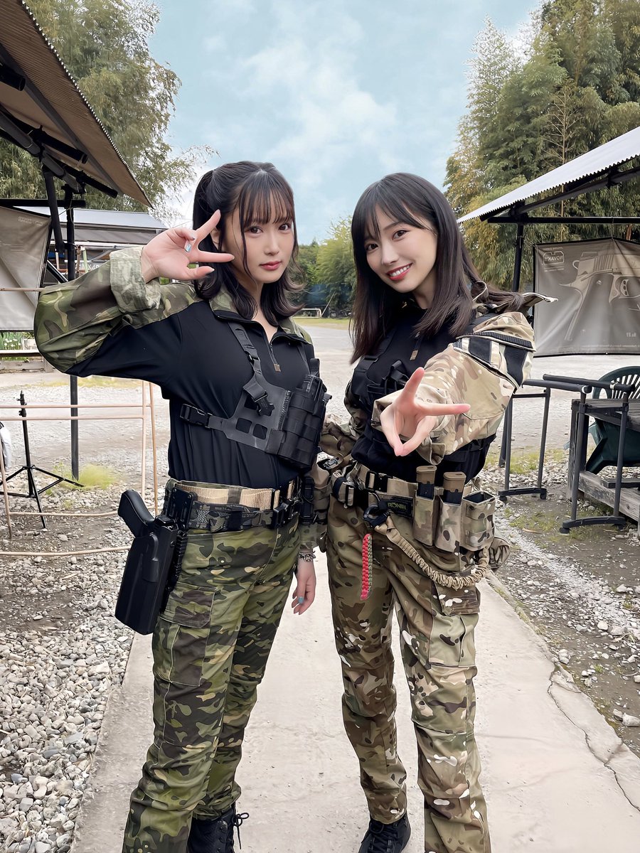 akanekogurasi's tweet photo. 🌟お知らせ🌟

5/27(月)発売、
サバゲー雑誌『PEACE COMBAT 7月号』
中川美優と掲載して頂きます🫣💗

千葉のフィールドで撮影楽しかった(´ω`)
皆様、お楽しみに〜〜！！！✨️ https://t.co/frBDf9KeZW