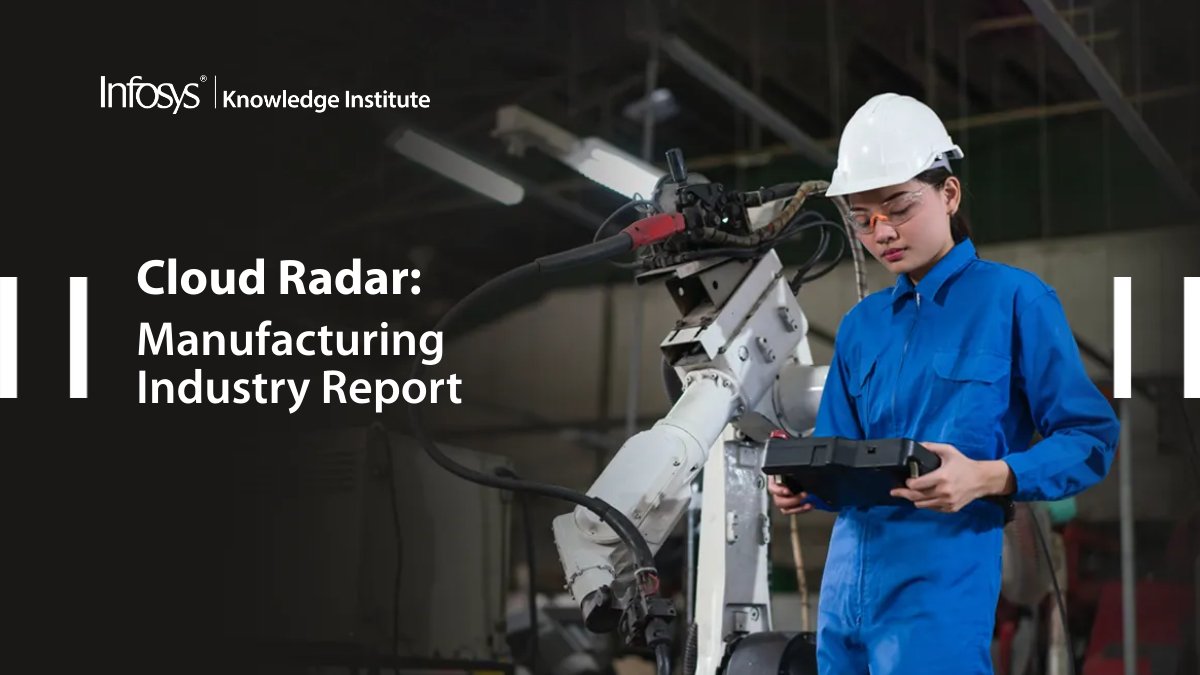 “With end products becoming more software-intensive, connected & sophisticated, manufacturers are accelerating digital engineering to innovate & disrupt, while drawing on the cloud.” Read Infosys Cloud radar for manufacturing. infy.com/3UEOexP #cloudcomputing @Infosys_IKI