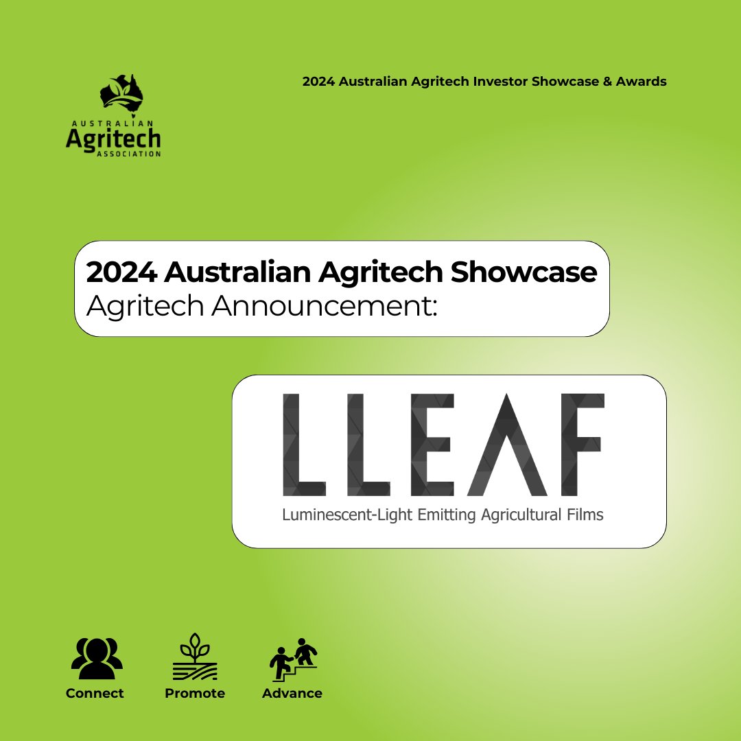 📣 Australian Agritech Investor Showcase - Agritech Announcement: LLEAF! 🌱Agritech registration loom.ly/oDuCrAE 📝 Investor registration loom.ly/0I3NJwQ #Agritech #Investment #AgTech #InvestorShowcase #AusAgritech