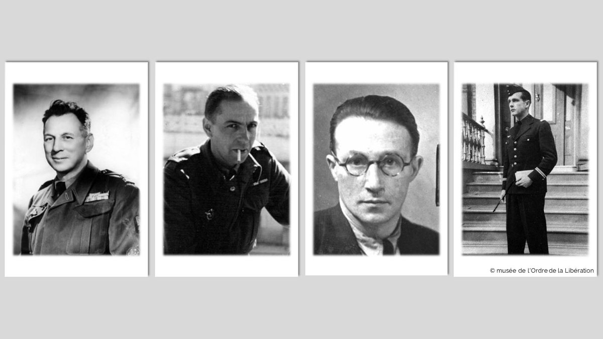 #CeJourLà 23 avril
Quatre nouveaux portraits de Compagnon de la Libération
#CompagnondelaLibération #OrdredelaLibération #devoirdemémoire