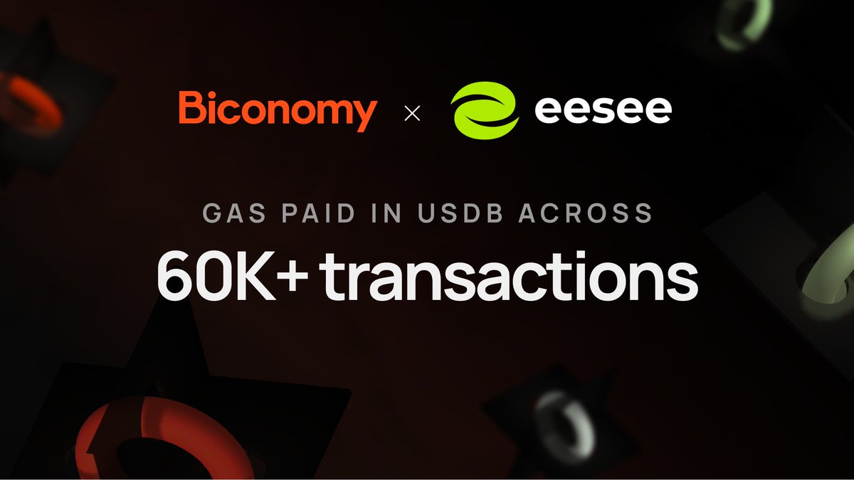 Thrilled to announce @eesee_io has integrated Biconomy! Since launch, Eesee has processed almost 300K transactions! Out of which, users paid for gas in USDB on @Blast_L2 across 60,000+ transactions. Making it the BIGGEST token paymaster use case in web3! 🚀