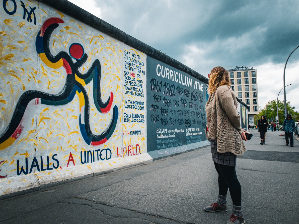 Morning inspiration - as the 35th anniversary of the fall of the Berlin Wall nears, we visited the East Side Gallery on our trip to VeloBerlin last weekend. I have plans to cycle the length of the former wall later in the year by bike. #berlin #wall