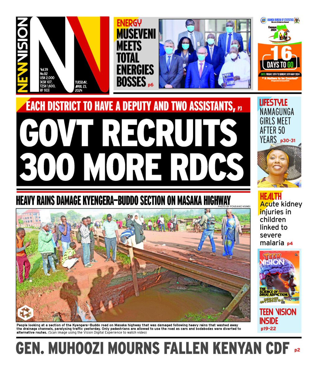 StuartYiga's tweet photo. The #TUESDAYVISION, #BUKEDDE. @BarbaraKaija @nyamadon @UNRA_UG @mkainerugaba @nogaug @msmcnamagunga @KagutaMuseveni @MlLefranc @newvisionwire @bukeddeonline @tvwestUG @bukeddetv https://t.co/XiOwKeI8Sd