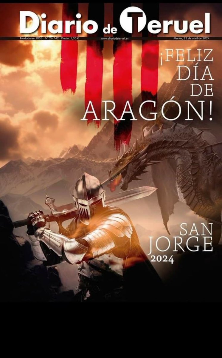 #SanJorge Día de #Aragón #DiaDelLibro2024