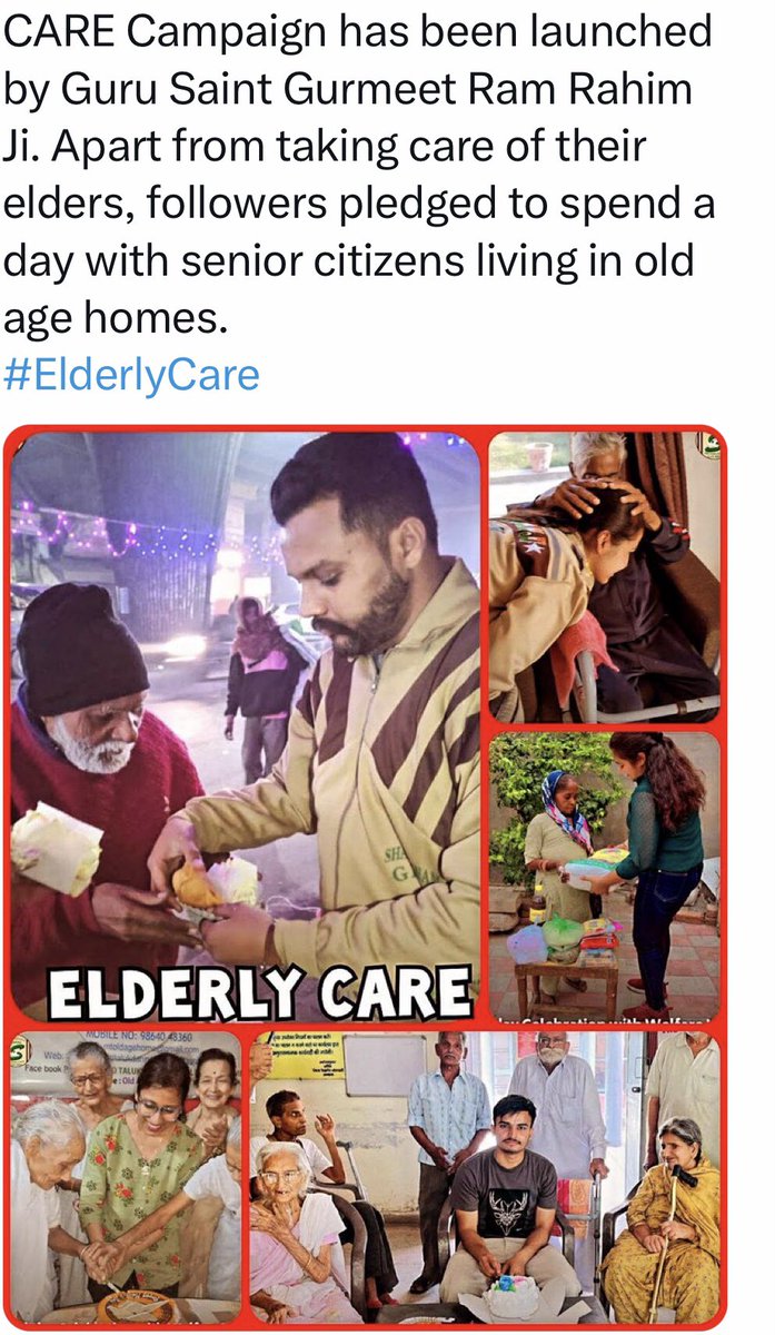 #ElderlyCare