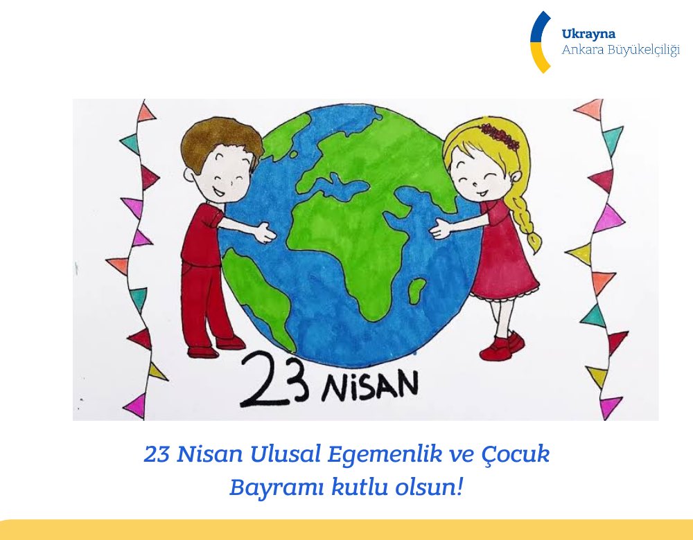 23 Nisan Ulusal Egemenlik ve Çocuk Bayramı kurtlu olsun! #23Nisan