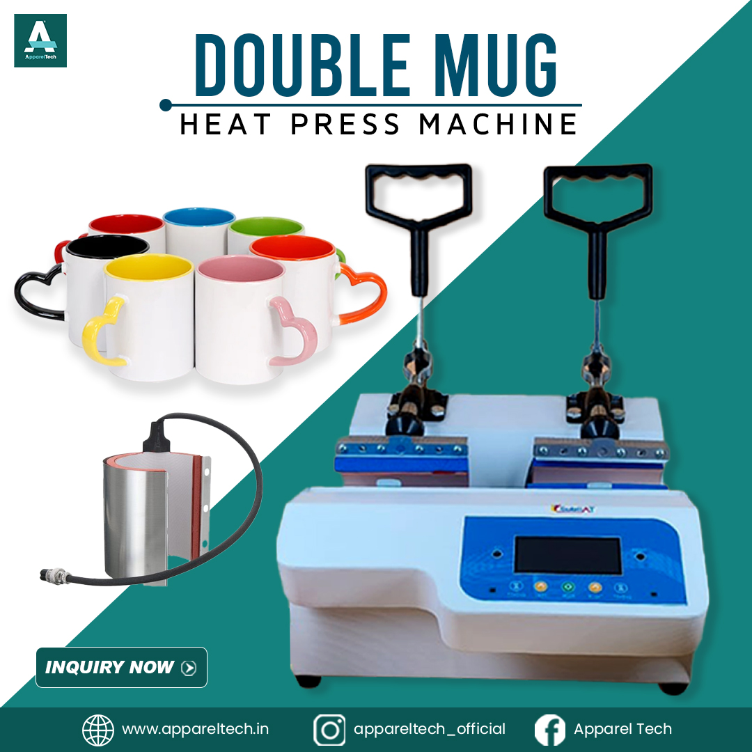 Introducing our double mug heat press machine

More Details call at..
+91-9599259795, +91-9311569457, +91-9953992291

 #DoubleMugPress #CreativeCrafting   #Mug #customeprinting   #mug #customisedmug #sublimationmug #sublimation #businesstips #customisedgifts #appareltech