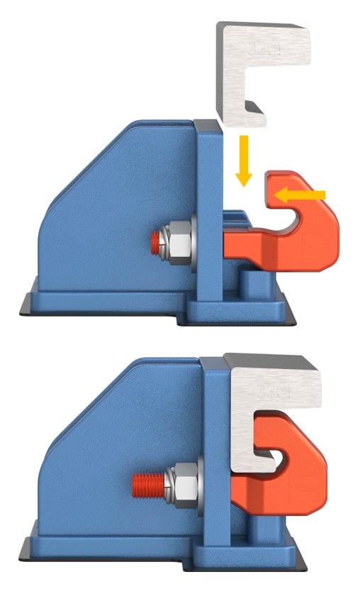 schwihag's tweet photo. Schwihag AG's boltless guardrail support allows the guardrail to be replaced without the need to drill the guardrail, thus reducing the associated maintenance cost. Read more: https://t.co/YWOFQaiNcL https://t.co/8f7sJUtYrH