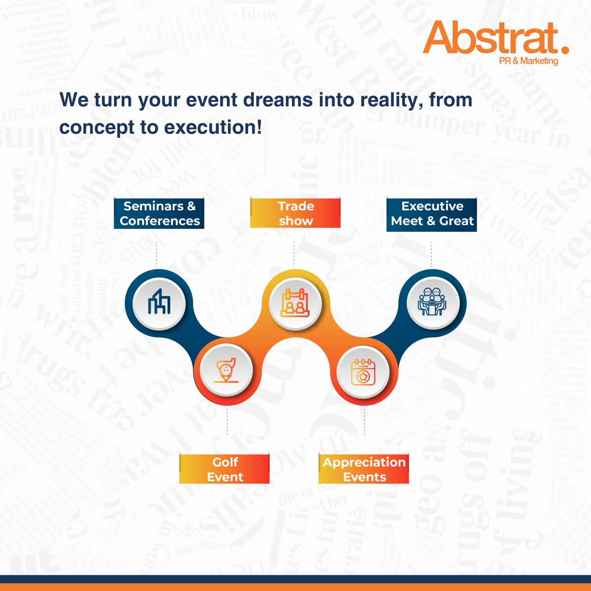 Leave the stress to us. Your event, our expertise.
#abstrattz #eventplanning #abstratpr