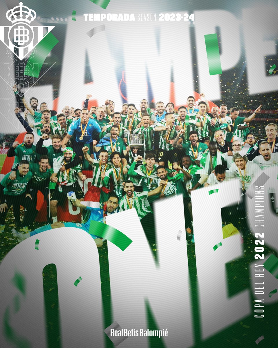 RealBetis_en's tweet photo. April 23, 2022 🔙🏆

A date for history marked in the hearts of all Béticos 🗓️💚 https://t.co/YqLKk1u3IN