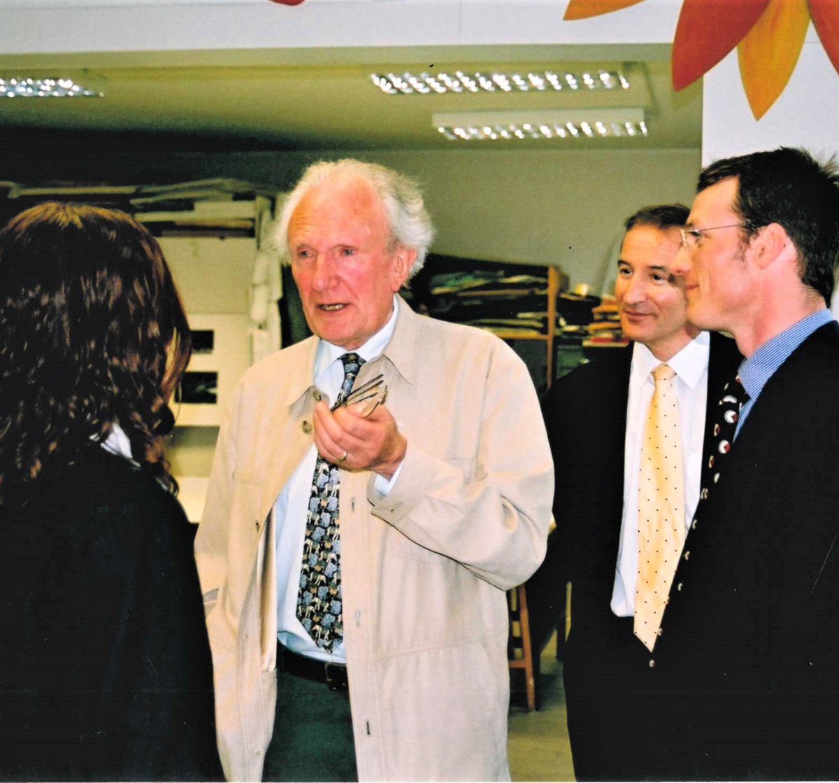 #ThrowbackThursday
In 2003, the late David Shepherd OBE came to Hurst to open the Art School. Here we can see him with Stephen Meek (Headmaster) and Marytn Grubb (Head of Art). David was a British artist and one of the world's most vocal conservationists of his time.