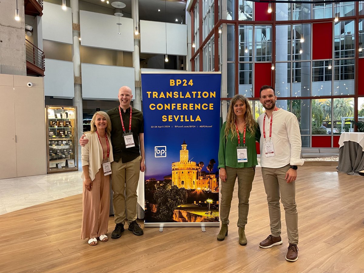 comunicatweet's tweet photo. 💃 Tina and Paula are meeting new people and some of our most reliable linguists at #BP24 Sevilla. If you'd like to arrange a chat with Paula or Tina, email us at info@comunicatranslations.com, and we'll pass the message along so you can meet them! #Networking #SevillaEvents 🌍 https://t.co/tDpvm8lx1L