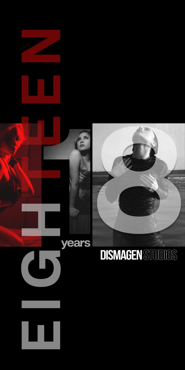 Happy 18th Anniversary to us at DISMAGEN studios, as we celebrate our trajectory thus far, we continue to envision our near future. Stay tuned for new and exciting deals made just for you.

#happyanniversary
#dismagenstudios
#professionalphotography
#graphicdesign
#thankyouall