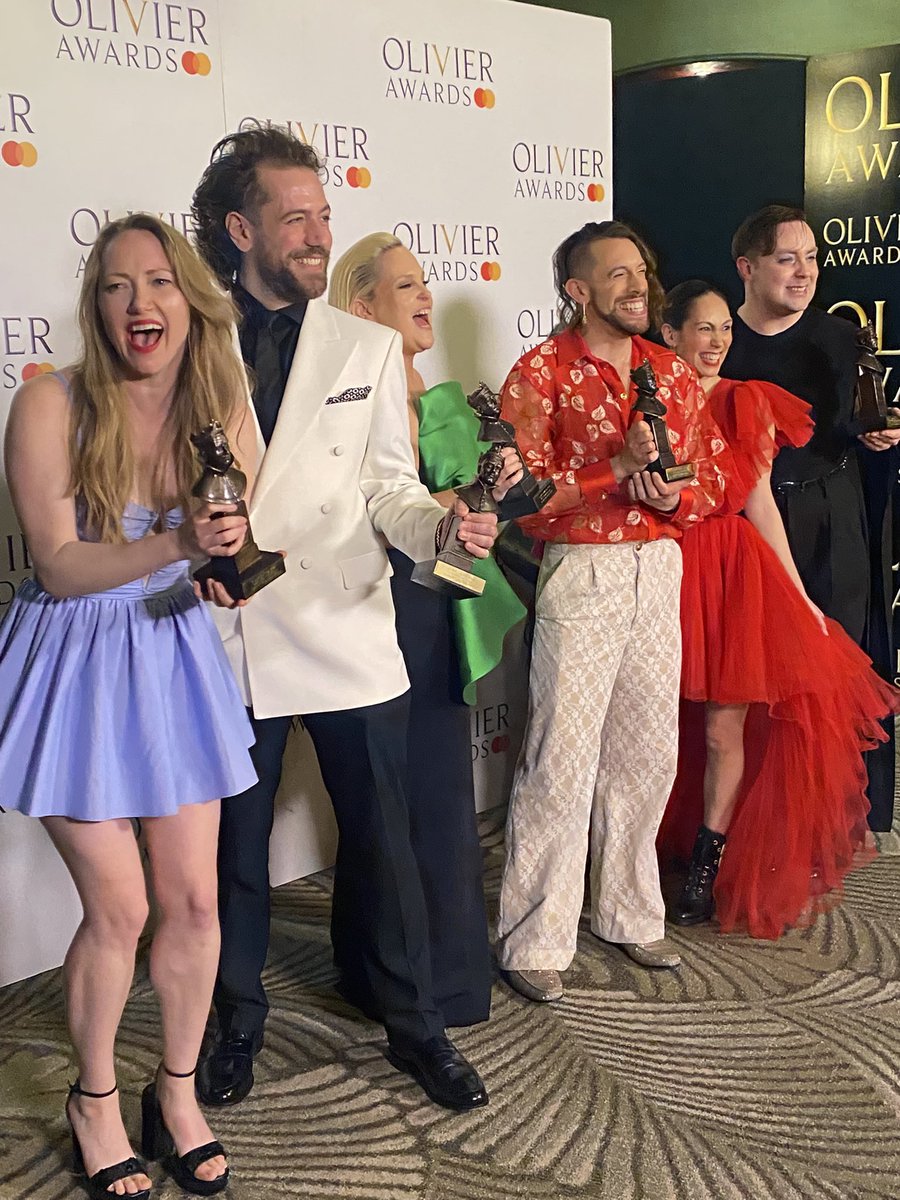 It’s been just over a week since the bloody talented & supremely well dressed @spitlip gang picked up their (multiple) @OlivierAwards & we’re still buzzing. Our pride, joy & delight at their industry recognition is unmatched. Well done to the most exhausted & brilliant beings👏🏻🏆