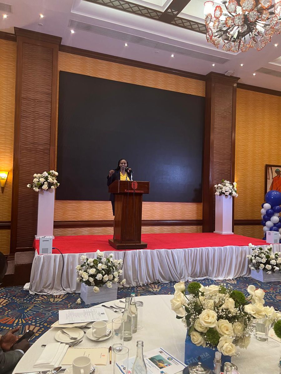 ZeroMalariaKE's tweet photo. "We cannot do it alone, you cannot do it alone, everyONE must get involved" PS Mary Muthoni speaks at the World Malaria Day Media breakfast. @Amref_Kenya @DNMPKenya @malariacorps @psmuthoni https://t.co/P7WQyRFDhH