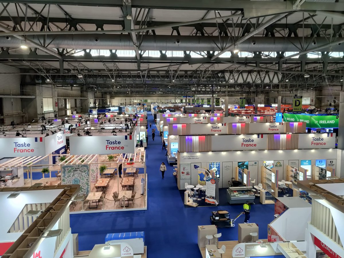 TasteFrance_EN's tweet photo. [#SEG2024]
Seafood 2024 🐟🦪🦐🦀🦞opens its doors today in Barcelona. We are thrilled to welcome you on the #FrenchPavilion organised by @businessfrance with our regional partners @AANA_officiel, @Area_Normandie, @hautsdefrance @regionbretagne https://t.co/4sblwdHXqr