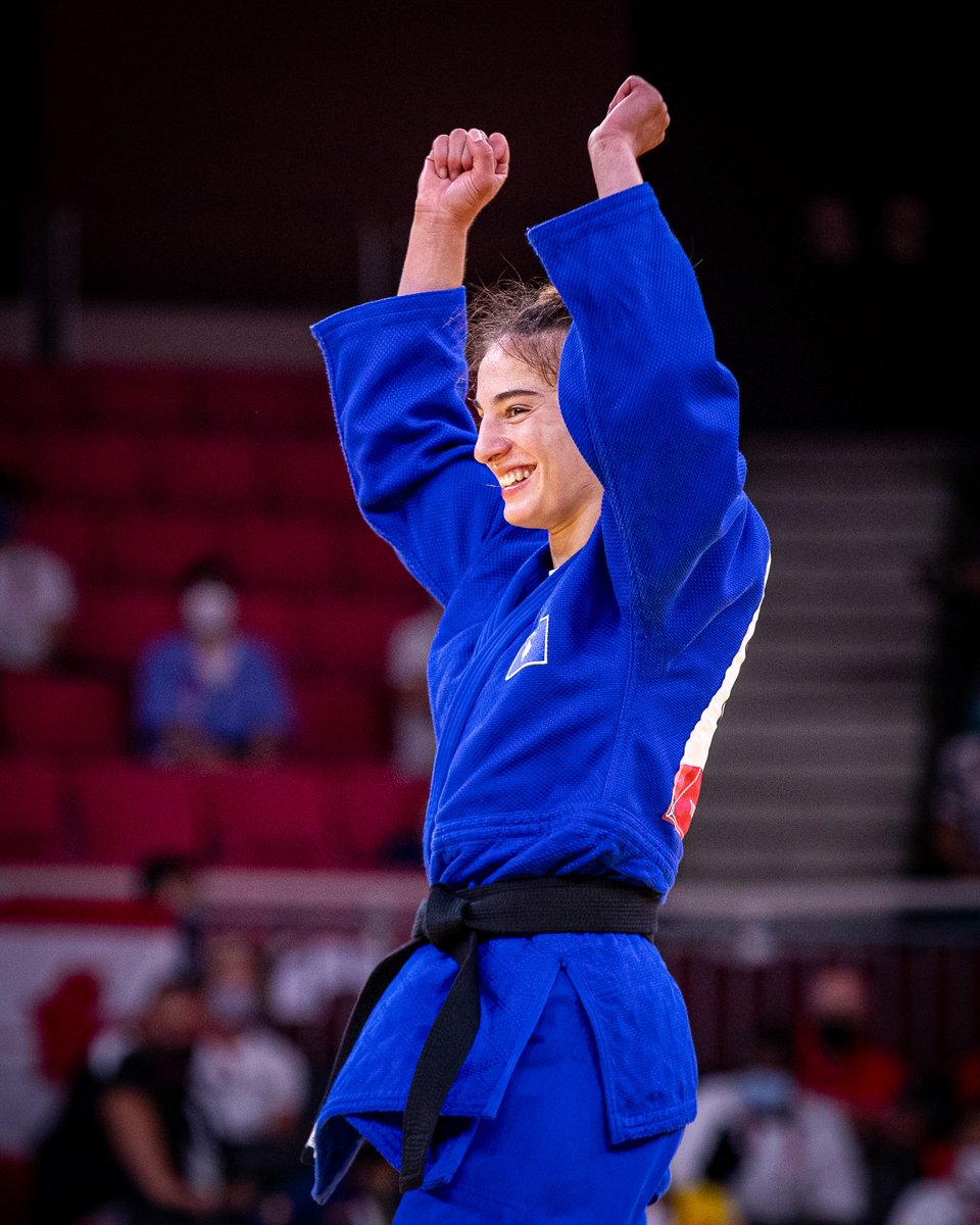 95 days to go until Judo at @paris2024 🇫🇷 🥋 Nora Gjakova 🇽🇰 Olympic champion in the -57 kg category at @tokyo2020🥇 #Sport #Olympics #OlympicQualifiers