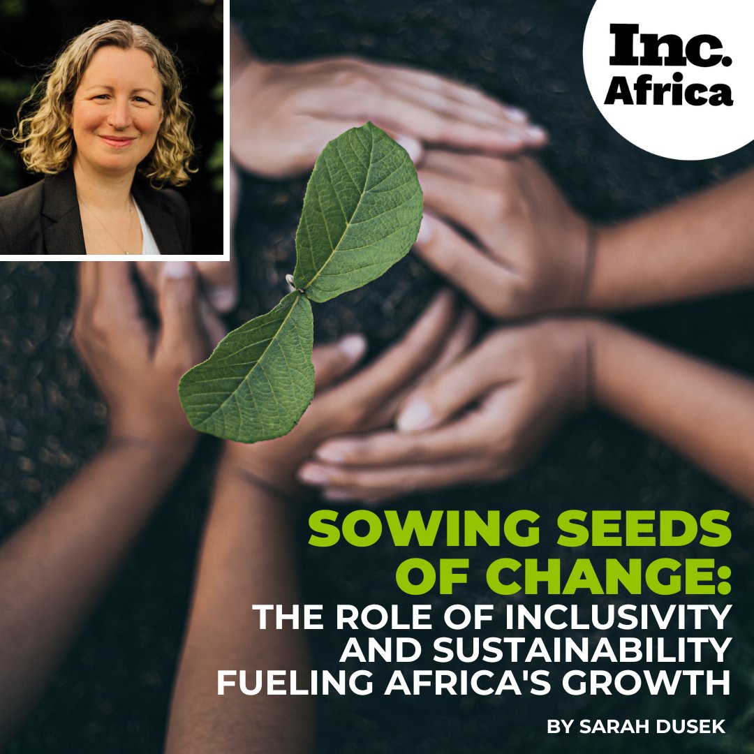 Sarah Dusek, highlights Africa's transformative journey, where values like inclusivity, sustainability, and diversity take center stage.

tinyurl.com/2srrz6z2

#Inclusivity   #CollectiveAction #ForwardThinking  #GlobalExample #incafrica #incafrica.com