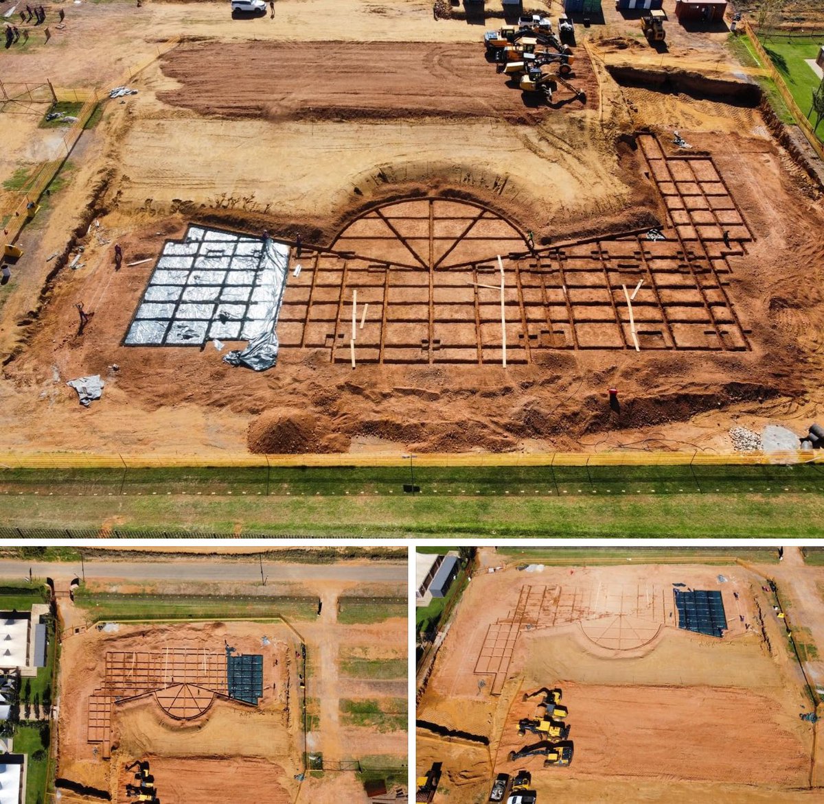 CRC Potch in the North West Province of South Africa. Setting out & Laying the foundation for a new sanctuary of faith & community 🏗️⛪ #dbmarchitects #design #Church #CRC #CRCPotchefstroom #Construction #SouthAfrica