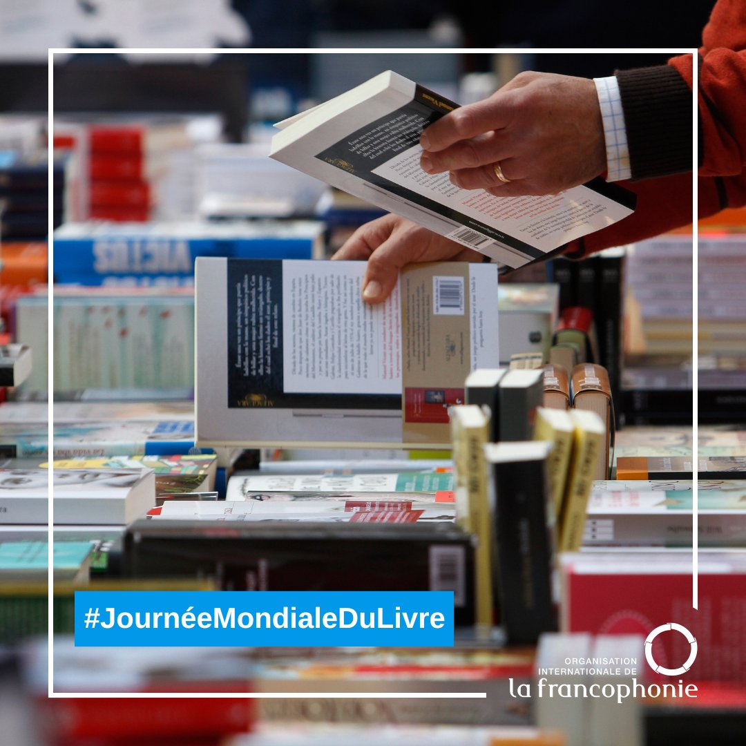 L'Organisation Internationale de la Francophonie soutient les écrivains francophones et la diversité culturelle à travers la littérature. 🌍📚 En cette #JournéeMondialeDuLivre, célébrons ensemble le pouvoir des mots !