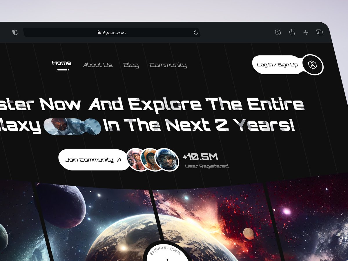 Yohan_Designer's tweet image. Let&apos;s travel the whole galaxy with my new design :)))