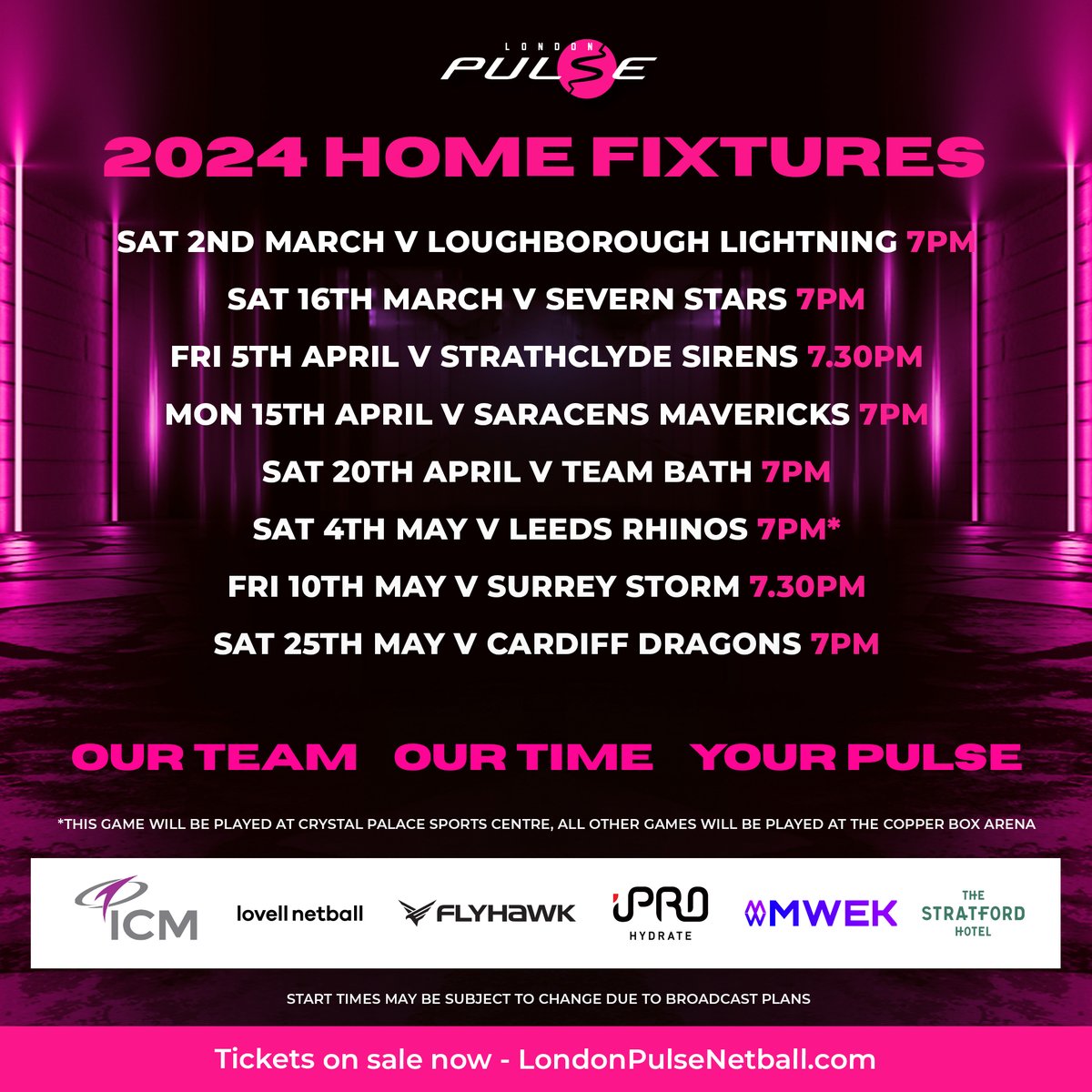 ⚡️ 𝗖𝗮𝘁𝗰𝗵 𝘁𝗵𝗲 𝗣𝘂𝗹𝘀𝗲 𝗶𝗻 𝗮𝗰𝘁𝗶𝗼𝗻! Support more local women's sport with our friends at @Pulse_Netball. They have three games left in this @NetballSL season, including two at the @CopperBoxArena. See below for details ⬇️ 🦅 #FlyLikeAnEagle | 🏐 #SeeUsNow