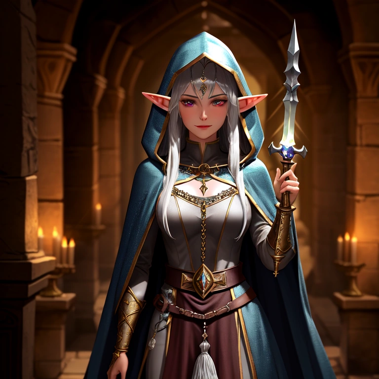 x645th's tweet photo. #CuteGirl #Waifu #SFM #dungeon #elf #wizard #mage #magic https://t.co/nc3KZXjd69