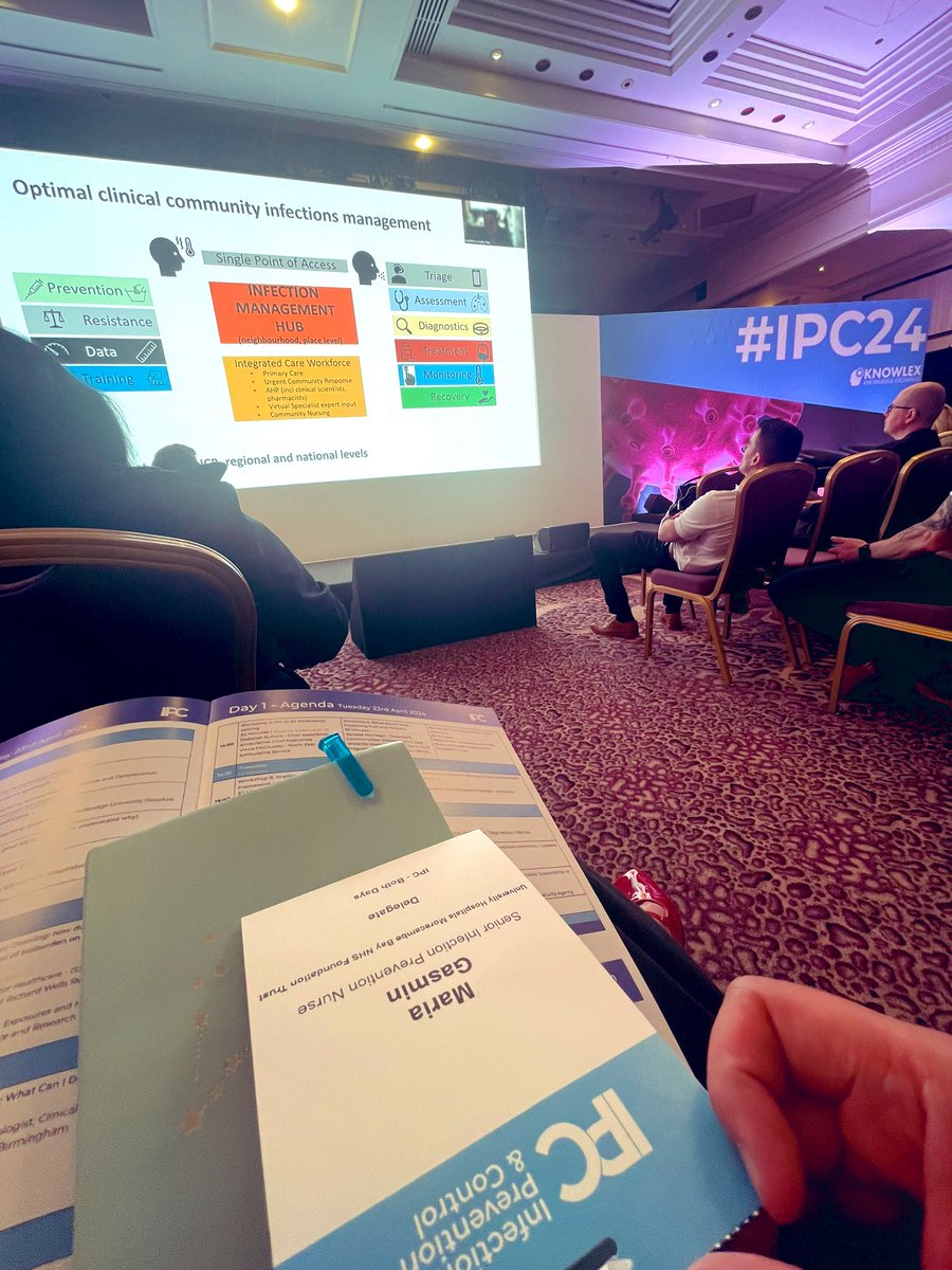 #IPC24 ready for knowledge to inspire #NHS improvements on Infection Prevention & Control