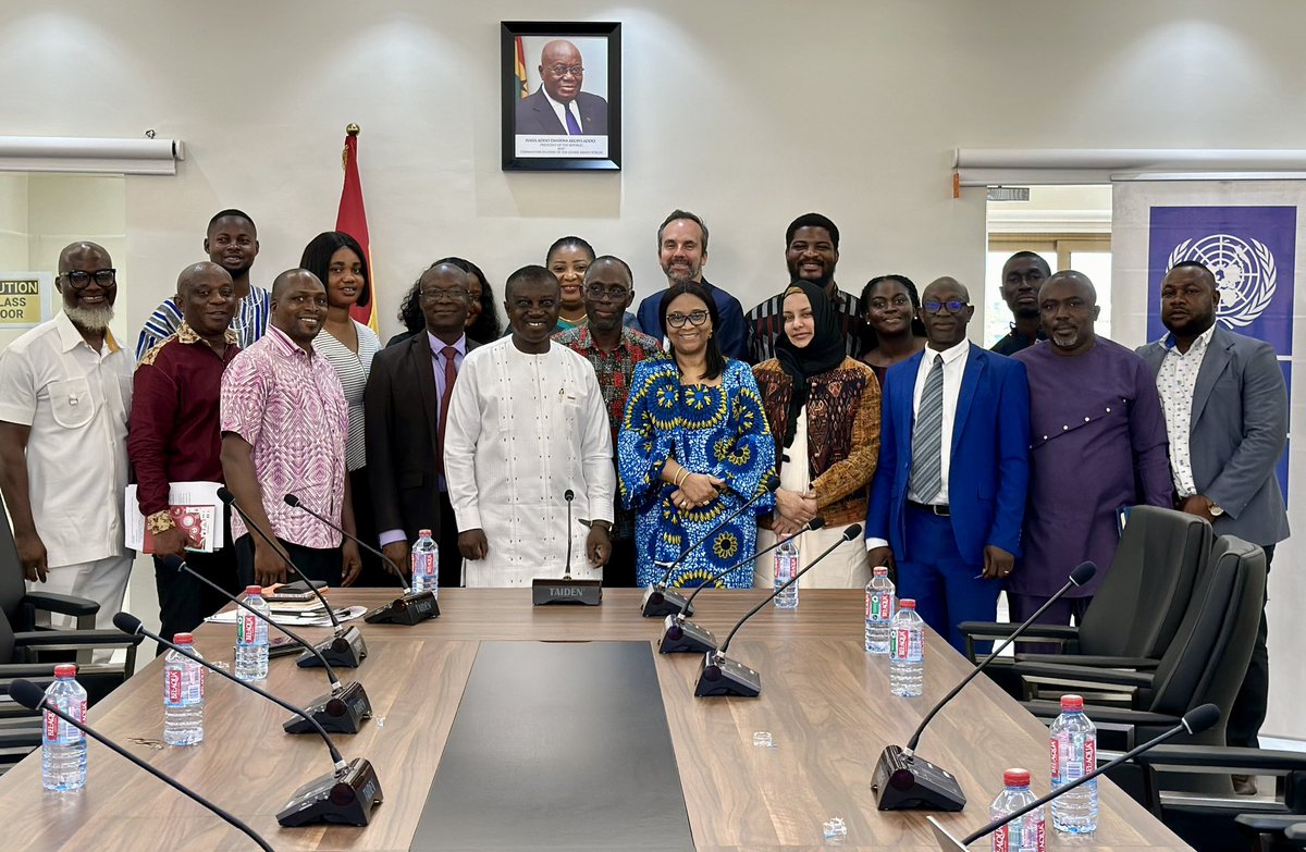 Achieving the #SDGs requires meaningful collaboration. As part of our #Tax4SDGs initiative, we engage @MoF_Ghana senior mgt team to discuss government's tax policy reforms & identify priority areas to strengthen support towards the implementation of the #SDG taxation framework.