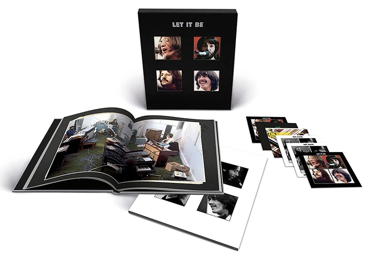 As pointed out by @tronikyouth earlier, #TheBeatles 'Let It Be' 5CD+blu-ray box is only £31 on Amazon in the UK right now. Amazing value really, especially since this does include a blu-ray with an Atmos Mix > bit.ly/3U5EoEU