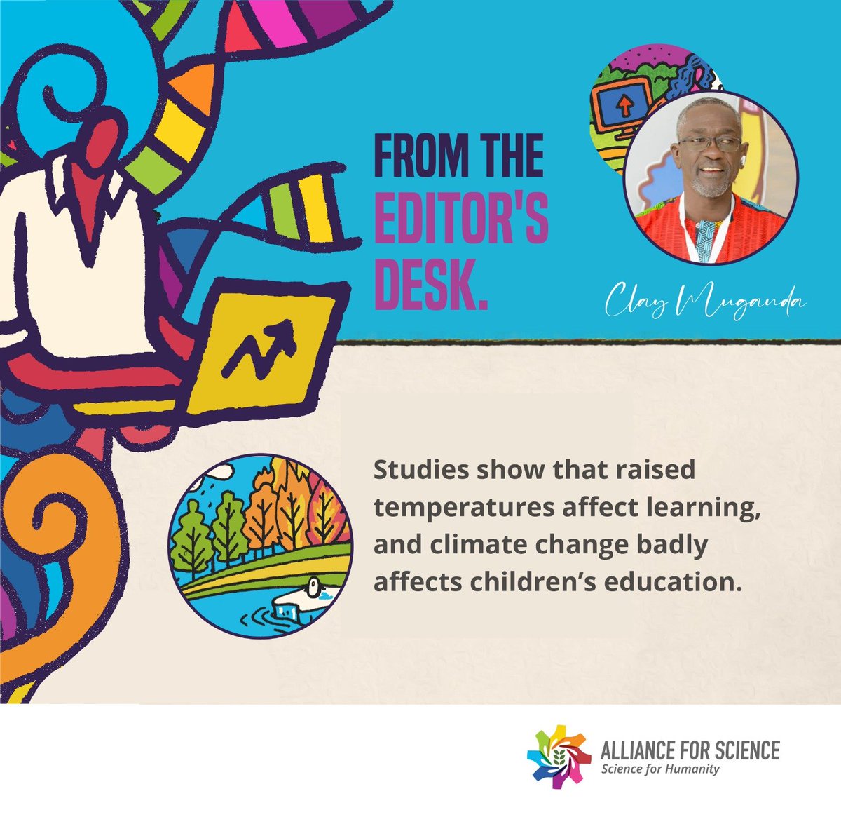 #ScienceWednesdays We are back - with more insightful articles. Check out the latest story from the Editor's Desk. How #climatechange is badly affecting children’s #education Read more... t.ly/q9d-a @SheilaAfrica @mqhlay