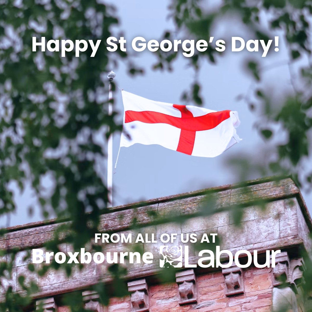 Happy St George’s Day from all of us at Broxbourne Labour!🏴󠁧󠁢󠁥󠁮󠁧󠁿