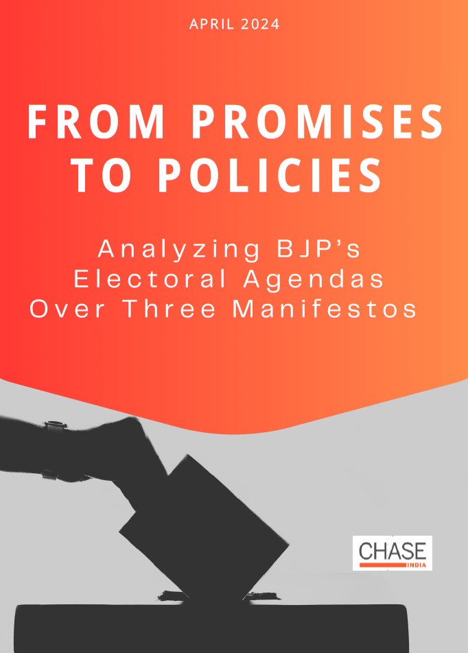 Introducing Chase India’s insightful analysis of @BJP4India manifestos for the 2014, 2019, and 2024 #LokSabha elections. The document tracks the party’s policy priorities and trajectories over the last one decade of the NDA government. Read here: bit.ly/BJPManifestoAn…