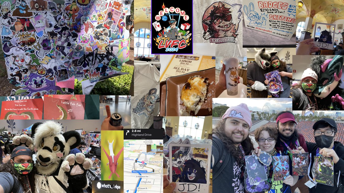 JDSInfinity's tweet photo. Caught in 4k - a purple cat seen at the scene of the crime, Las Vegas Fur Con 2024! Huge shoutouts to @RuruDasPippen @Renduras @Eric101Us and @AheroDogs for being huge pals and eating insane amounts of sushi with me 💜 https://t.co/11Tc0nQPC2