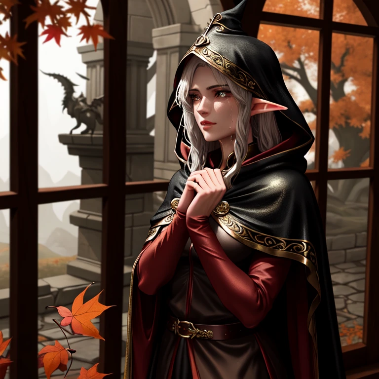 x645th's tweet photo. #CuteGirl #Waifu #SFM #dungeon #autumm #fall #elf #wizard #mage #magic https://t.co/qpUkdbN7cq
