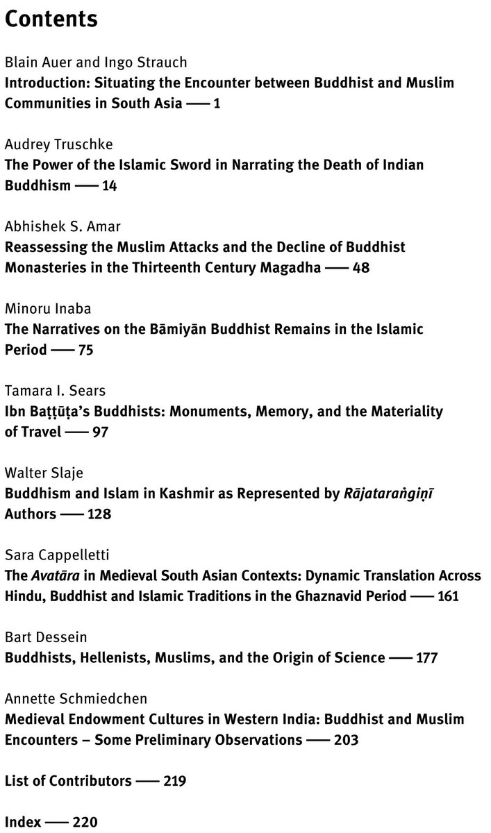 #Buddhism #SouthAsia #Islam #IbnBaṭṭūṭa #Avatāra #Bāmiyān #Ghaznavid #Sufism Encountering Buddhism and Islam in Premodern Central and South Asia De Gruyter 2019 #OpenAccess ch. Medieval Endowment Cultures in Western India Buddhist and Muslim Encounters library.oapen.org/viewer/web/vie…
