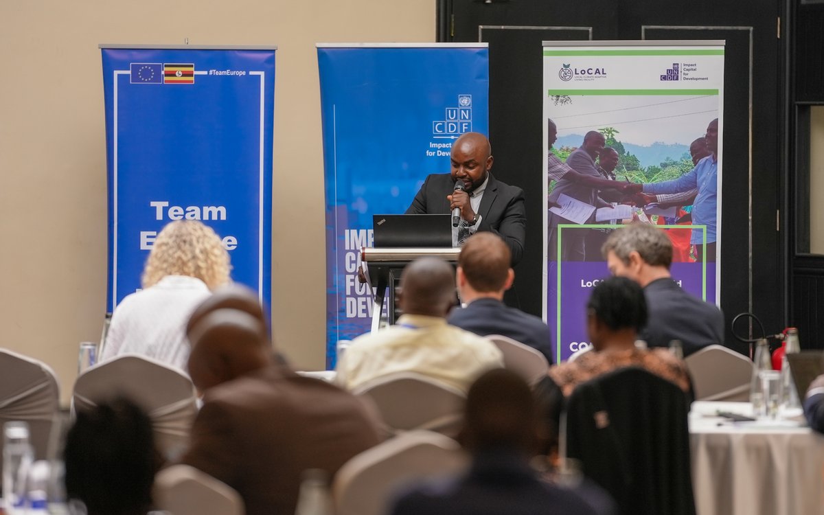 Representatives from districts tackling debilitating #ClimateChange, gather today with CSOs, academics, donor partners and ministers to scale up action on #adaptation as part of 3 days of events organized by the @GovUganda with @UNCDF. PRESS RELEASE: bit.ly/UgLo23