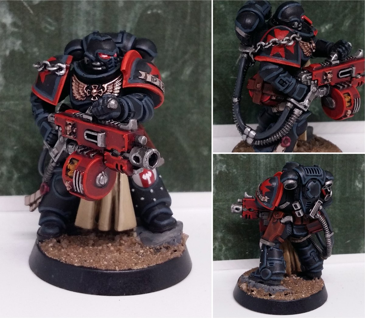 Another Sternguard Vet for my BT. Heavy Bolter user for the squad 👍

#WarhammerCommunity #warhammer40k #warhammer #PaintingWarhammer #blacktemplars