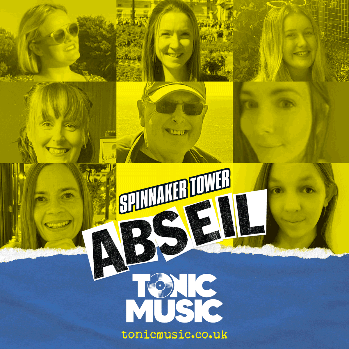 Good luck to our abseilers Lauren, Jenna, Nicole, Kerry, Steve, Lauren, Janette and Saffron who today will conquer the @SpinnakerTower in Portsmouth in aid of Tonic Music. First abseil is at 9am. #MentalHealth #Music #Tonic #Wellbeing #Abseiling