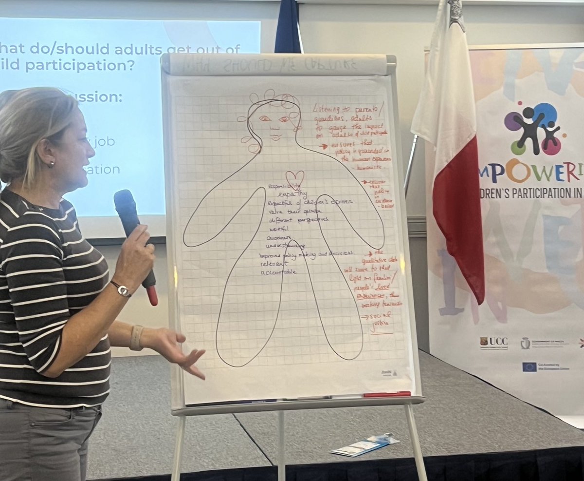 Fascinating day co-creating tools to capture the impact of child participation with Maltese policy-makers. This session focuses on the much-neglected impact on adults.